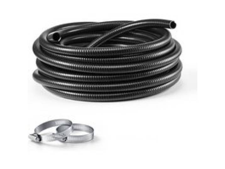 VEVOR Saugschlauch 1 Zoll x 25 m PVC Wasseransaugschlauch für Poolpumpen Bewässerung Wasserentnahme, 72,5 psi, ohne Vorinstallierte Anschlüsse, Wetterfest & Berstfest, inkl. Schlauchschellen