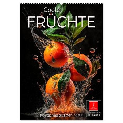 Coole Früchte (Wandkalender 2027 DIN A2 hoch), CALVENDO Monatskalender