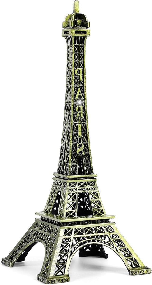 Provento Miniatuur Eiffeltoren Parijs Bronzen Decoratie Hoogte: 18 cm