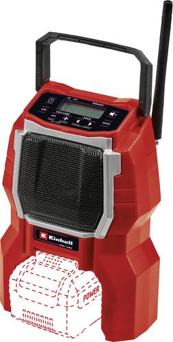 Einhell TC-RA 18 Li BT - Solo Baustellenradio FM Bluetooth Rot