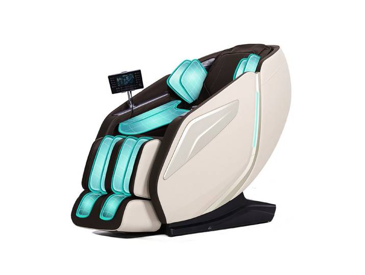 HealthRelife Massagesessel Luxuriöser Entspannungsstuhl, 15 Massage-Modi, Yoga-Stretching (1-St), 55 Zoll SL-Track