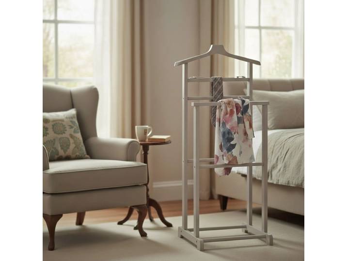 Herrendiener Meskel Typ B 48 x 97 x 36cm Beige/Kaschmir