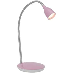 BRILLIANT Lampe Anthony LED Tischleuchte eisen/ros1x 2.4W LED integriert, (200lm, 3000K)   Mit Druckschalter an der Basis