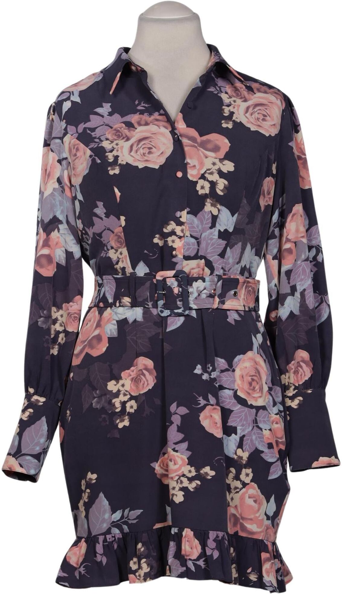 Chi Chi London Damen Kleid, Mehrfarbig, Gr. EU 42, Synthetik / Elasthan - Second Hand