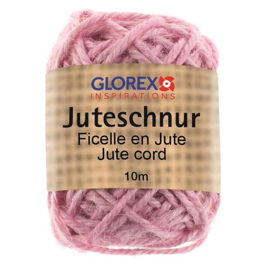 Glorex Juteschnur 10m pink (10 m) (21966448)