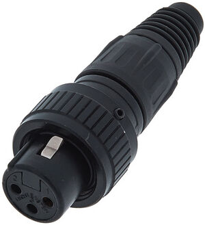 Neutrik NC3 FX-SPEC Schwarz