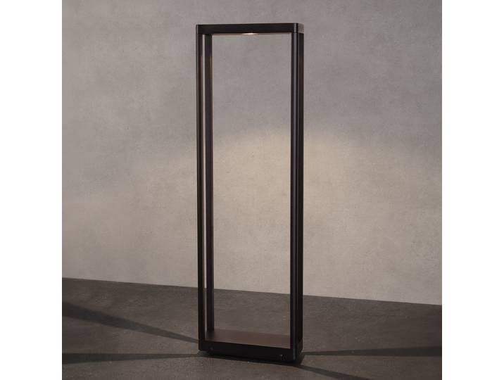 Borne LED 23 x 75cm Gris
