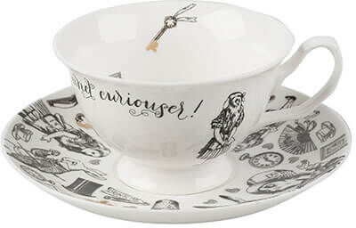 Alice In Wonderland Cup & Saucer