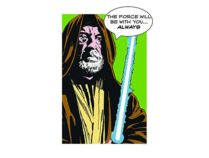 Komar Wandbild Star Wars Classic Comic Quote Obi Wan Kinderzimmer, Jugendzimmer, Dekoration, Kunstdruck ohne Rahmen WB119-50x70 Größe: 50 x 70 cm (Breite x Höhe)