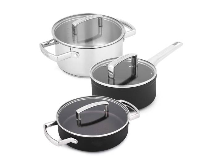 Set 6 pièces 24cm antiadhésive aluminium signature