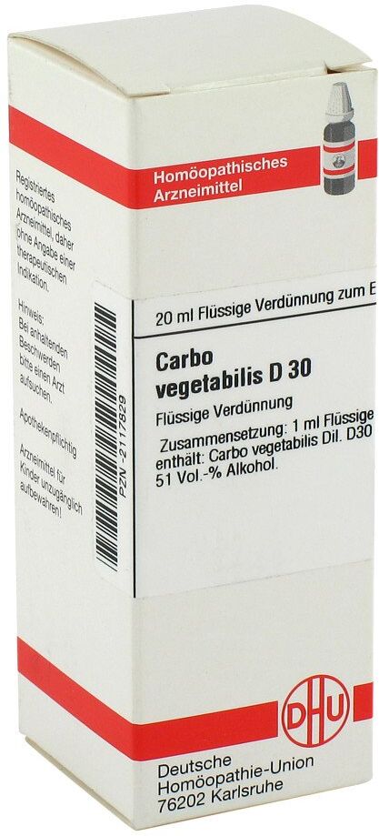 DHU Carbo Vegetabilis D30 Dilution