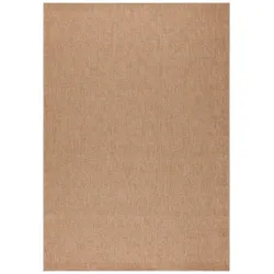 Carpetsale24 In & Outdoor Läufer Teppich 80x150 cm – Wetterfester Flachgewebe Balkon Teppich in Jute-Optik – Pflegeleicht für Küche, Flur & Terrasse