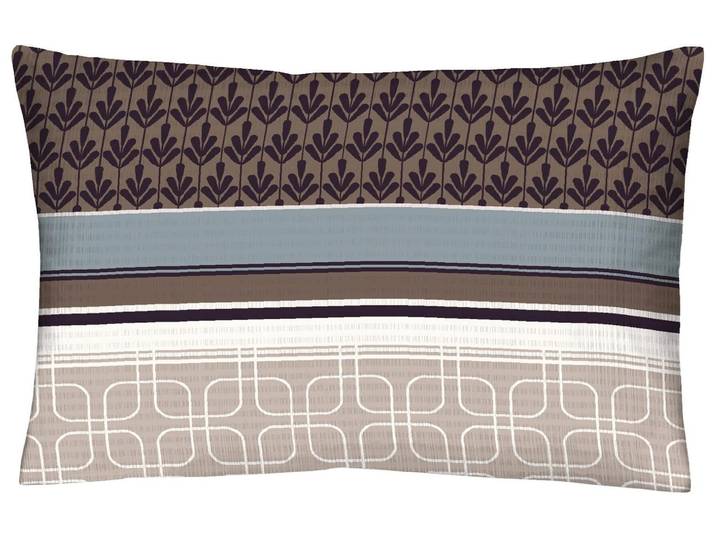 Kissenbezug HOME FASHION Home Fashion Kopfkissenbezug Seesucker Ramone , braun (mehrfarbig), B/L: 65cm x 100cm, Kissenbezüge, Kissenbezug