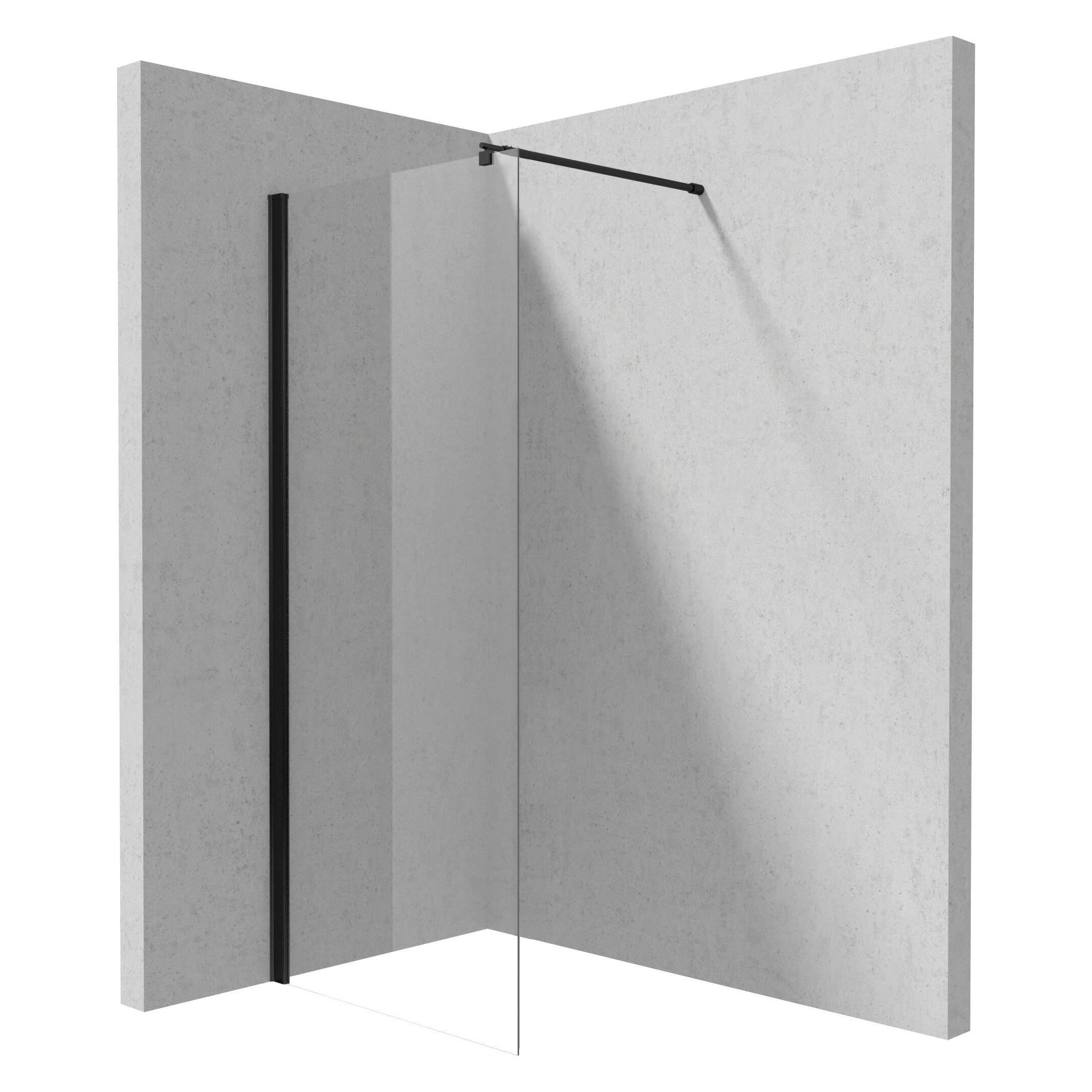 Deante Kerria Plus Shower Wall. Wht/Tran Nero80 (210 cm, 80 cm, 198 cm) (KTS_N38P)