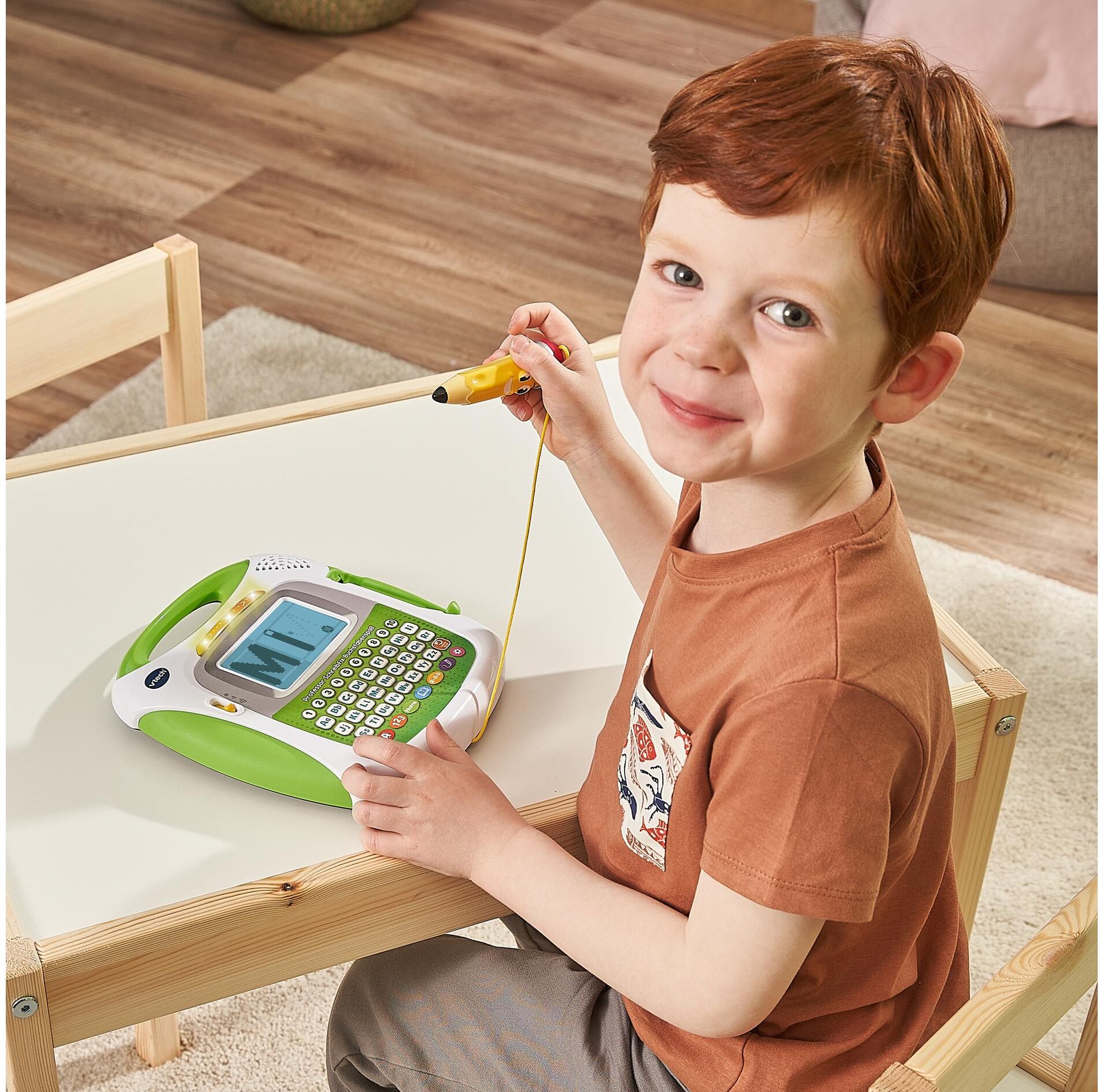 Lernspielzeug VTECH "Professor Schreibfix Buchstabenspass -DE-", Kinder, grün (grün, weiß), Kunststoff, Lernspielzeug Lernspielzeug grün, weiß Einheitsgröße