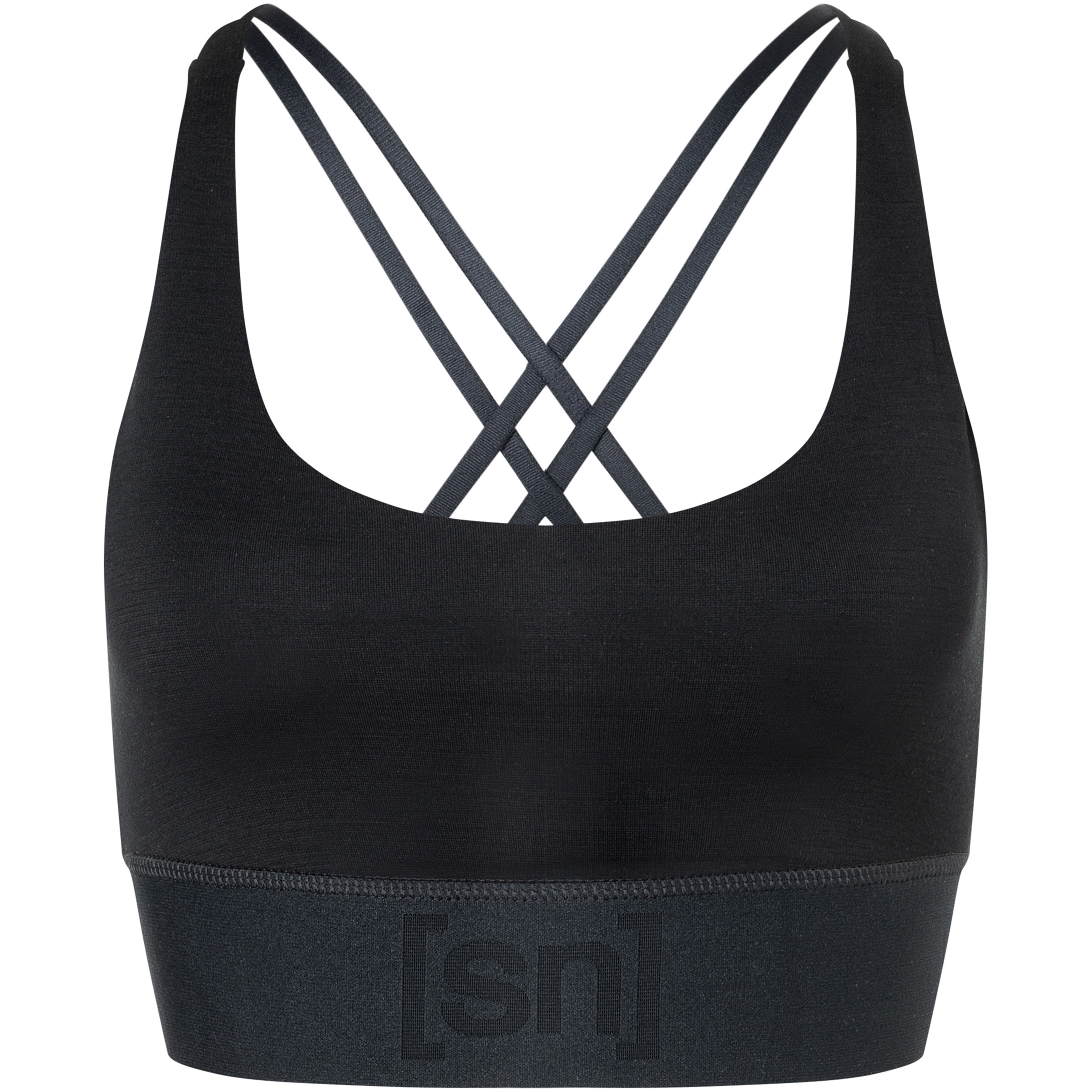 Super.Natural Lux Super Sport BH Damen Sport-BHs schwarz Größe XL Hautfreundlich Merinowolle