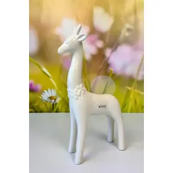 Deko Giraffe Giulia cremeweiß 25cm