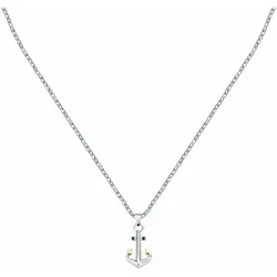 Morellato - Steel necklace Anchor Versilia SAHB18, Handykette, Gold, Schwarz, Silber