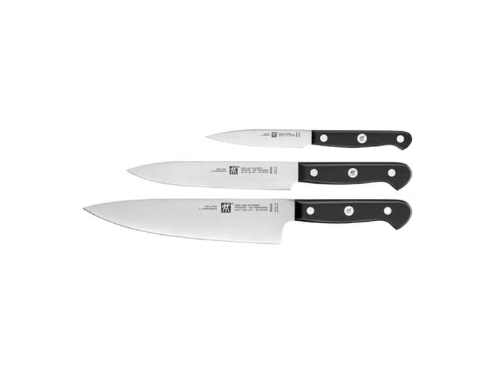 Zwilling 36130-003 Messenset Gourmet, roestvrij staal, zilver/zwart, 3-delig
