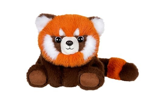 Gipsy Toys Knuffel Floppy Choopy Rode Panda - 22 cm - Oranje, Bruin en Wit
