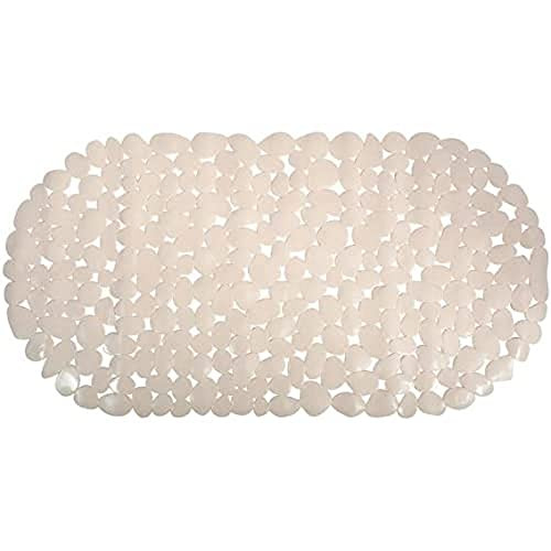 MSV badmat beige van PVC, Breedte: 99 cm, Diepte: 39 cm