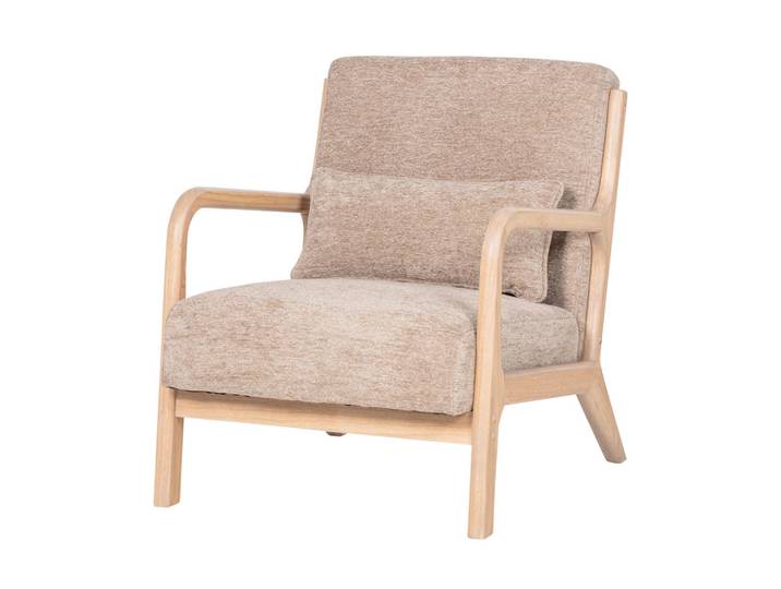 Livetastic Sessel Mark, Sand, Holz, Sperrholz, 67x75x82 cm, Wohnzimmer, Sessel, Sonstige Sessel