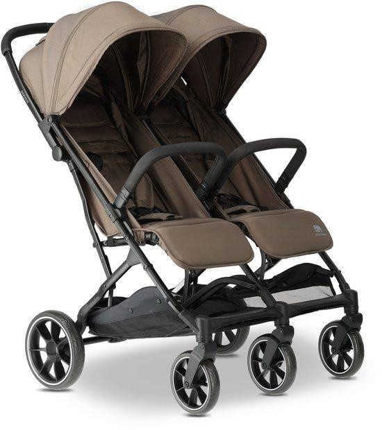 Deryan Rolo X2 XL Duo kinderwagen - Hazelnootbruin