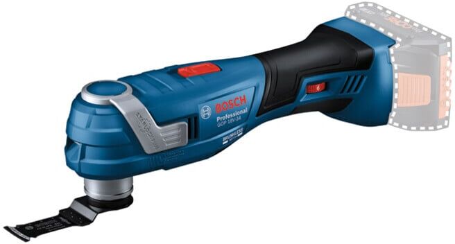 Multicutter sans fil GOP 18V-34 BOSCH, lame de scie plongeante StarlockPlus BIM, L-BOXX (06018G2000)