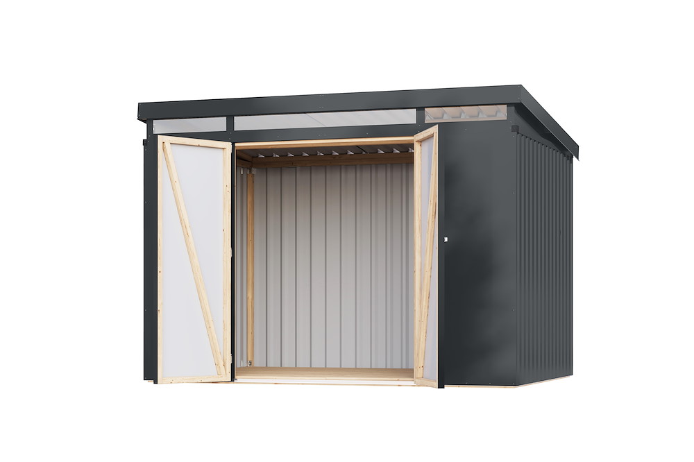 KARIBUHOLZT GH Iridium 3 antrazit 289x206x213cm 16988359