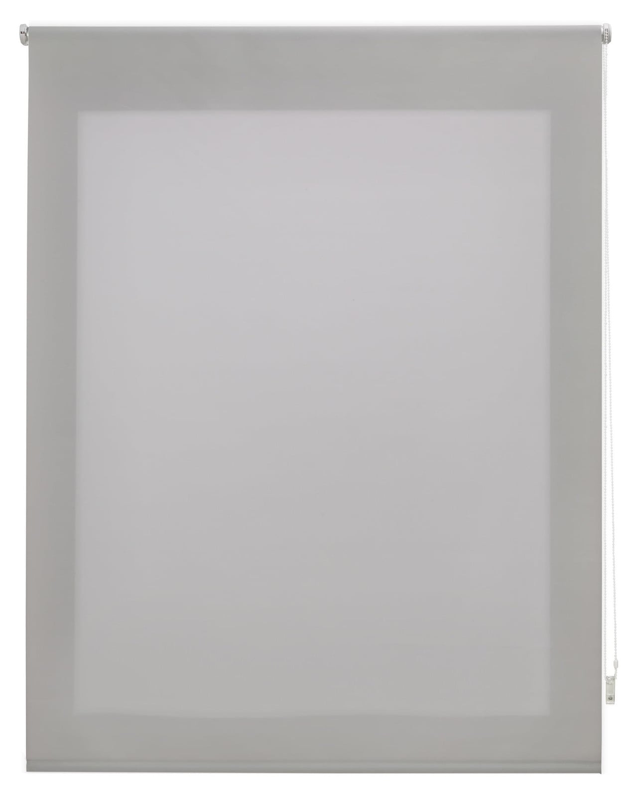 Omgoods Premium Rolgordijn Translucent Zilver 110 x 175 cm