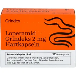 Loperamid Grindeks 2 mg Hartkapseln 12 ST