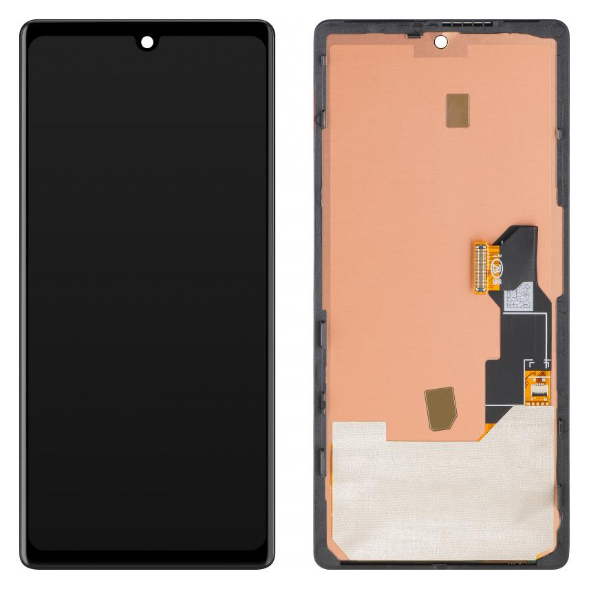 MP LCD Display Module fur Google Pixel 6a, OLED Version, w/o Frame, Aftermarket, Black (Display, Google Pixel 6a) (67413426)