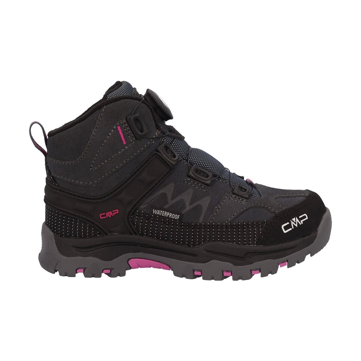 CMP Kids Kiruna Mid Fitgo Fleece WP Trekking Shoes antracite-festival (72ZU) 33 3Q57894-72ZU-33