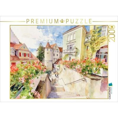 CALVENDO Puzzle Meersburg | 2000 Teile Lege-Größe 90x67cm Foto-Puzzle für glückliche Stunden