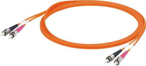 Weidmüller 8813270000 Glasfaser LWL Anschlusskabel 1.00m Orange [1x ST-Stecker - 1x ST-Stecker]