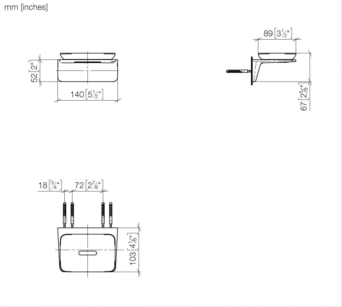 Dornbracht Seifenhalter  83410976-99