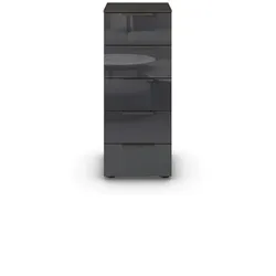 Kommode Flipp Glas Basalt