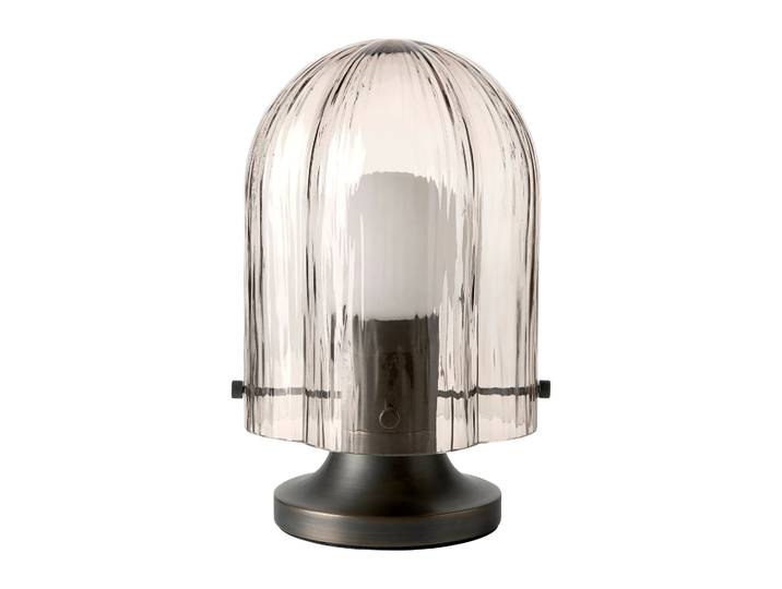 GUBI Lampe de table Seine Ø17,2x26,2 cm Brass-smoke