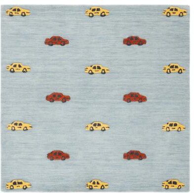 SAFAVIEH Handmade Kids Elisabetha Cars Wool Rug