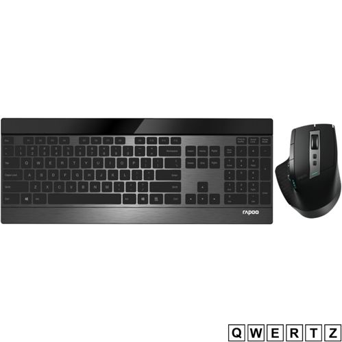 Rapoo 9900M Multi-Mode-Deskset Kabellos, ultraflach