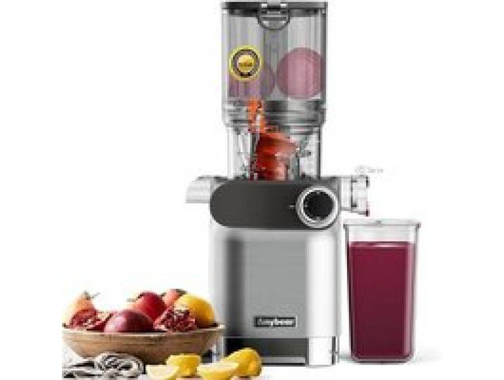 Extracteur de Jus Lent 180Nm Goulotte 4 3 Filtre Inox Titane Sans BPA Tritan