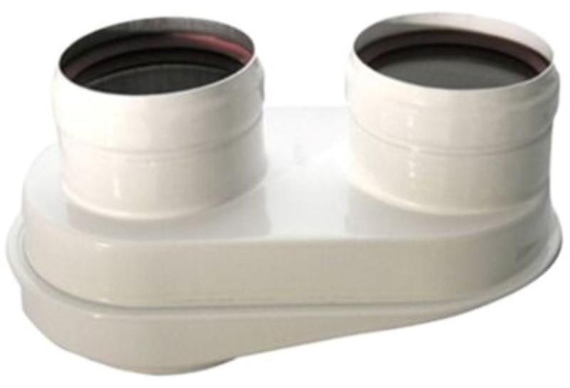 Ariston dubbelwandige rookgasafvoerkit, Ø 80/80, aluminium, voor Ariston boilers