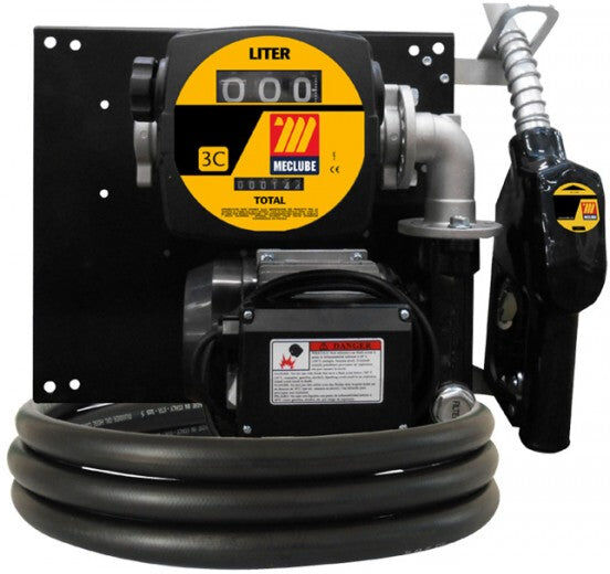 Meclube 090-5045-060 Distributore pompa elettrica travaso gasolio 230V 60 l/min Compact 60