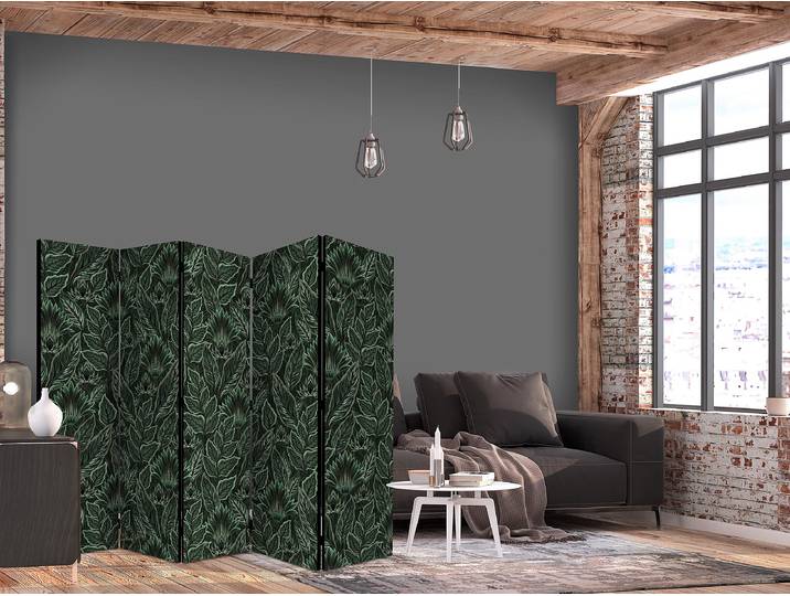Paravent acoustique végétation dense Autres Vert/Vert 225 x 172cm