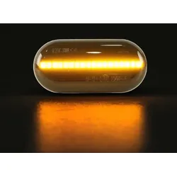 Led Seitenblinker kompatibel passend für Smart Fortwo W453 C453 2014 Schwarz