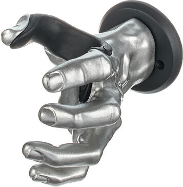 GuitarGrip Male Hand, Silver Metallic LH silbernes Hochglanz Metallic Finish