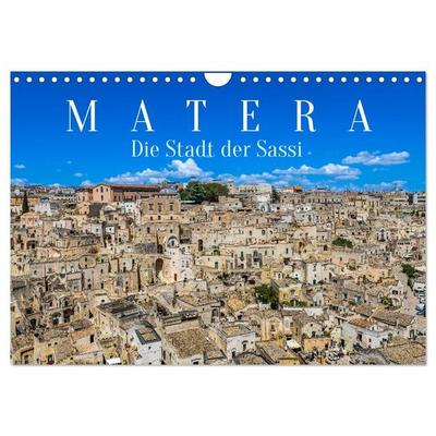 Matera - Die Stadt der Sassi (Wandkalender 2027 DIN A4 quer), CALVENDO Monatskalender