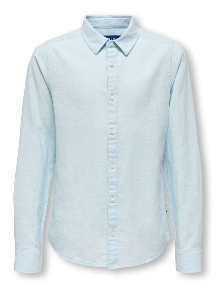 ONLY & SONS Junior Hemd "Caiden" in Hellblau - 146