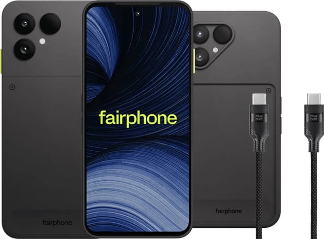 Fairphone 6+ 256GB Zwart 5G met basis accessoirepakket
