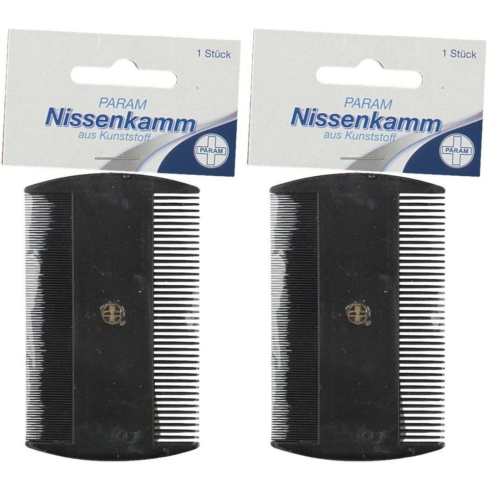 2x Nissenkamm Kunststoff Param 2x1 St Kamm